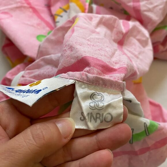 Sanrio Hello Kitty Twin Fitted Sheet Kids Bed Linens Character Bedding Kawaii - Picture 5 of 6